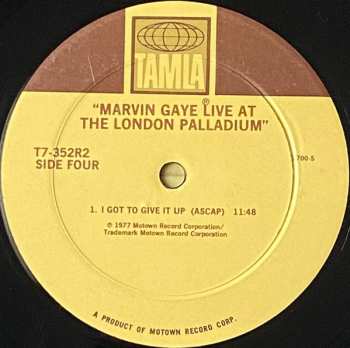 2LP Marvin Gaye: Live At The London Palladium