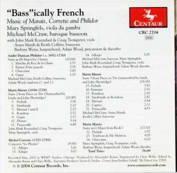 CD Mary Springfels: "Bass"ically French: Music of Marais, Corrette and Philidor