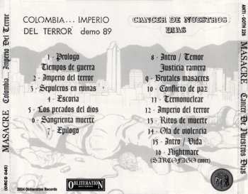 CD Masacre: Colombia... Imperio Del Terror / Cancer De Nuestros Dias