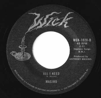 SP Anthony Masino: I'm Lonely / All I Need