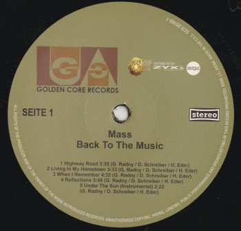 LP Mass: Back To The Music
