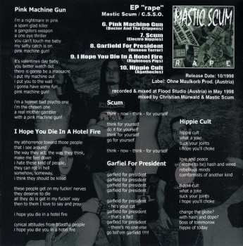 CD Mastic Scum: The EP's Collection 1993-2002