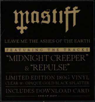 LP Mastiff: Leave Me The Ashes Of The Earth LTD | CLR