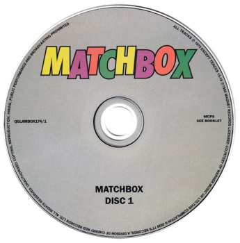 4CD/Box Set Matchbox: The Albums 1979-82