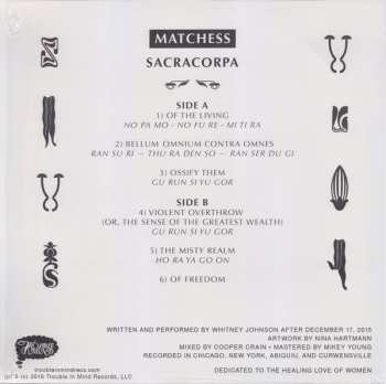 LP Matchess: Sacracorpa LTD