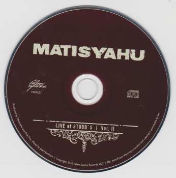 CD Matisyahu: Live At Stubb's | Vol. II