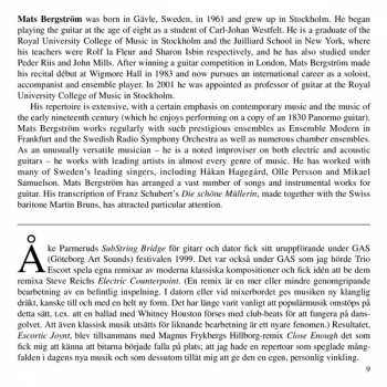 CD Mats Bergström: SubString Bridge