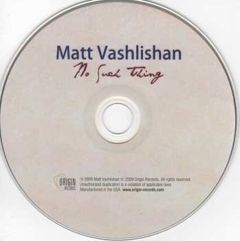 CD Matt Vashlishan: No Such Thing