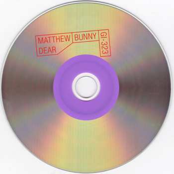 CD Matthew Dear: Bunny