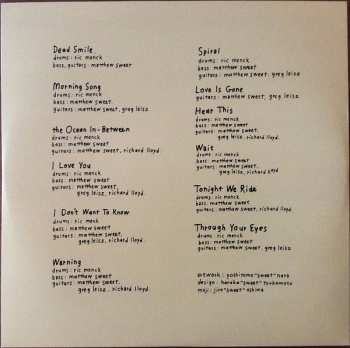 LP Matthew Sweet: Kimi Ga Suki * Raifu (キミがスキ・ライフ) LTD | CLR