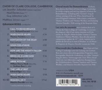 CD Sir Edward Elgar: Remembrance  Requiem / Song For Athene / They Are At Rest