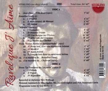 2CD Maurice Ravel: Ravel Que J'Aime