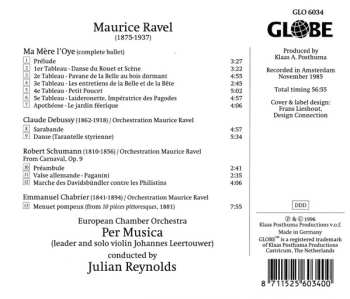 CD Robert Schumann: Ma Mere L'Oye / Orchestrations (Sarabande & Danse / Carnaval / Menuet Pompeaux)