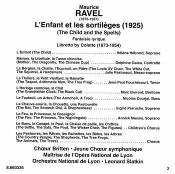 CD Maurice Ravel: L'Enfant Et Les Sortilèges · Ma Mère L'Oye - Complete Ballet