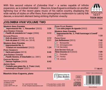 CD Mauricio Arias-Esguerra: ¡Colombia Viva! Volume Two
