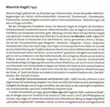 CD Mauricio Kagel: Orchestral Works
