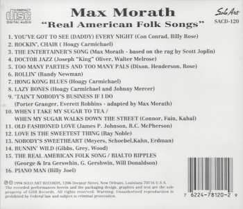 CD Max Morath: Real American Folk Songs