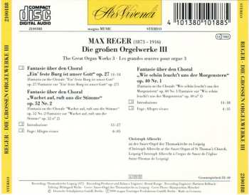 CD Max Reger: Die Großen Orgelwerke III