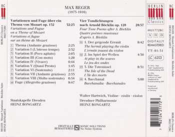 CD Staatskapelle Dresden: Mozart -Variationen Op. 132 - Böcklin- Suite Op. 128