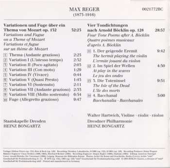 CD Staatskapelle Dresden: Mozart -Variationen Op. 132 - Böcklin- Suite Op. 128