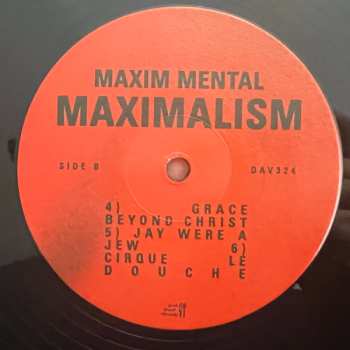 2LP Maxim Mental: Make Team Presents Maxim Mental In Maximalism