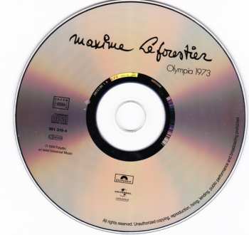 CD Maxime Le Forestier: Olympia 1973