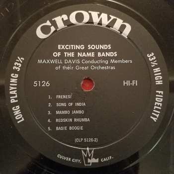 LP Maxwell Davis: Exciting Sounds Of The Name Bands