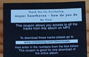 2LP Mayer Hawthorne: How Do You Do