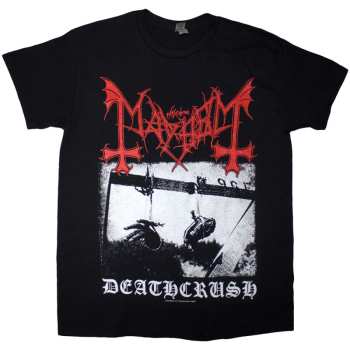 Merch Mayhem: Mayhem Unisex T-shirt: Deathcrush (black) (small) S