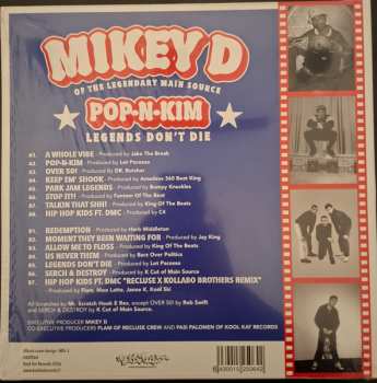 LP MC Mikey D: Pop-N-Kim (Legends Don't Die) CLR