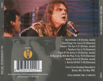 CD Meat Loaf: Boston Broadcast 1985