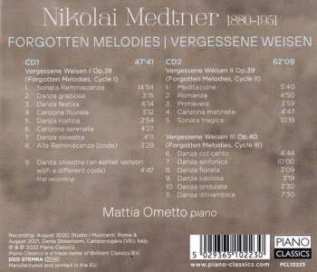 2CD Nikolai Medtner: Forgotten Melodies / Vergessene Weisen