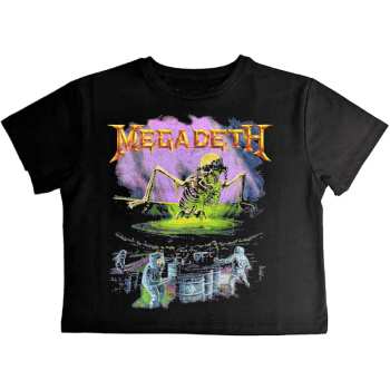 Merch Megadeth: Dámske Crop Top Contaminated