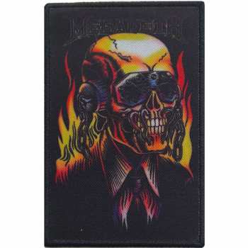 Merch Megadeth: Nášivka Flaming Vic