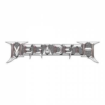 Merch Megadeth: Megadeth Pin Badge: Chrome Logo
