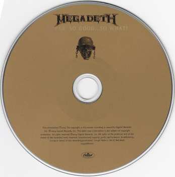 CD Megadeth: So Far, So Good... So What!
