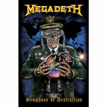 Merch Megadeth: Textilný plagát Symphony Of Destruction