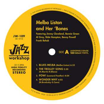 LP Melba Liston: Melba Liston And Her 'Bones