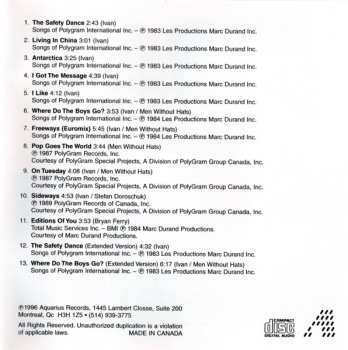 CD Men Without Hats: Greatest Hats