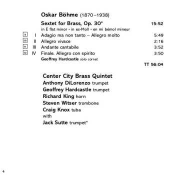 CD Felix Mendelssohn-Bartholdy: Romantic Music For Brass