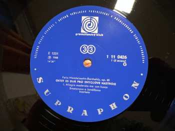 LP Felix Mendelssohn-Bartholdy:  Octet In E Flat Major, Op.20
