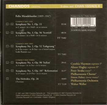 3CD/Box Set Philharmonia Chorus:  Symphonies