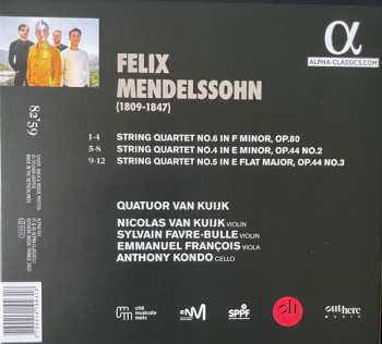 CD Felix Mendelssohn-Bartholdy: Complete String Quartets, Vol. 2