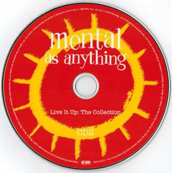 2CD Mental As Anything: Live It Up: The Collection