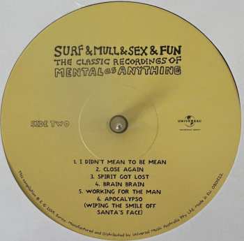 2LP Mental As Anything: Surf & Mull & Sex & Fun: The Classic Recordings Of Mental As Anything