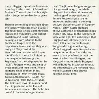 CD Merle Haggard: Same Train - A Different Time (A Tribute To Jimmie Rodgers)