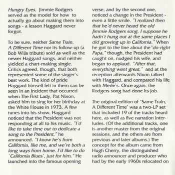 CD Merle Haggard: Same Train - A Different Time (A Tribute To Jimmie Rodgers)