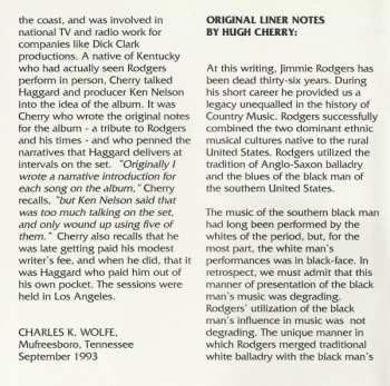 CD Merle Haggard: Same Train - A Different Time (A Tribute To Jimmie Rodgers)