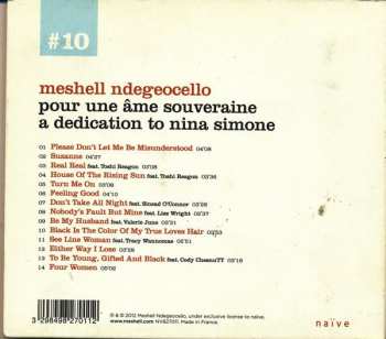 CD Me'Shell NdegéOcello: Pour Une Âme Souveraine A Dedication To Nina Simone