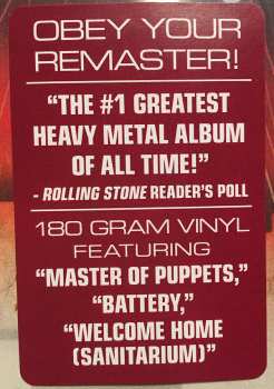LP Metallica: Master Of Puppets